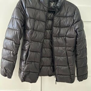 AQUA Black Puffer Jacket